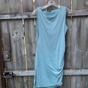BTFBM mint green ruched dress sz. M